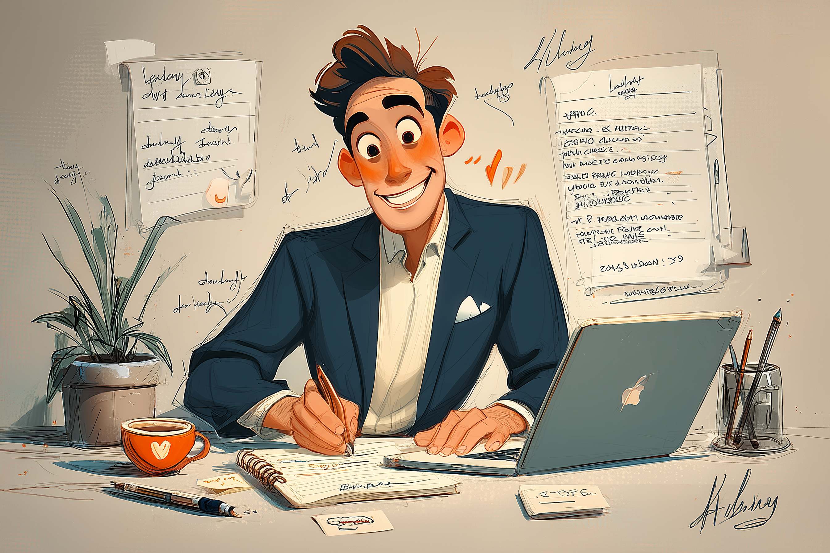 Larry on Tue: Drafts this week's research.